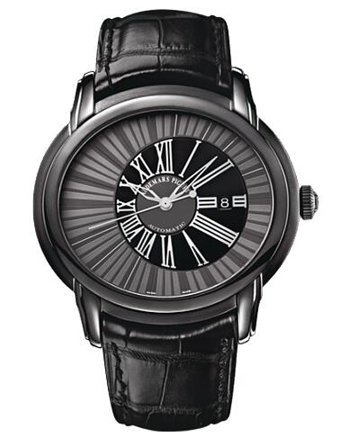 Review Audemars Piguet Millenary Quincy Jones 15161SN.OO.D002CR.01 watch for sale